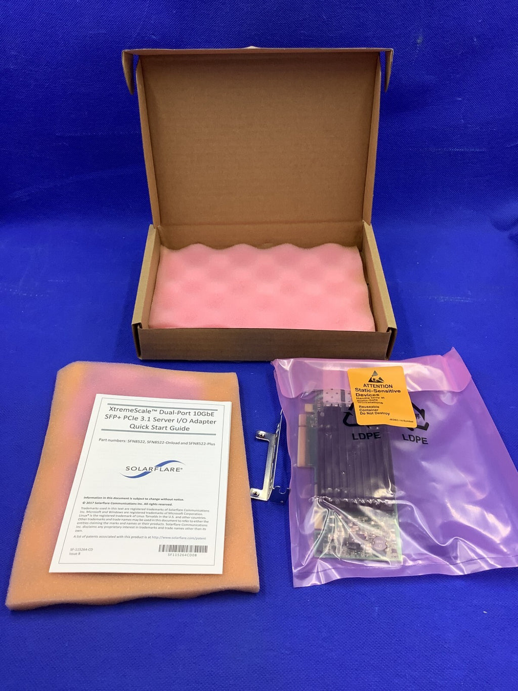 NOB SFN8522 Onload SOLARFLARE FLAREON ULTRA 10GBE ADAPT Onload - PCI Expre