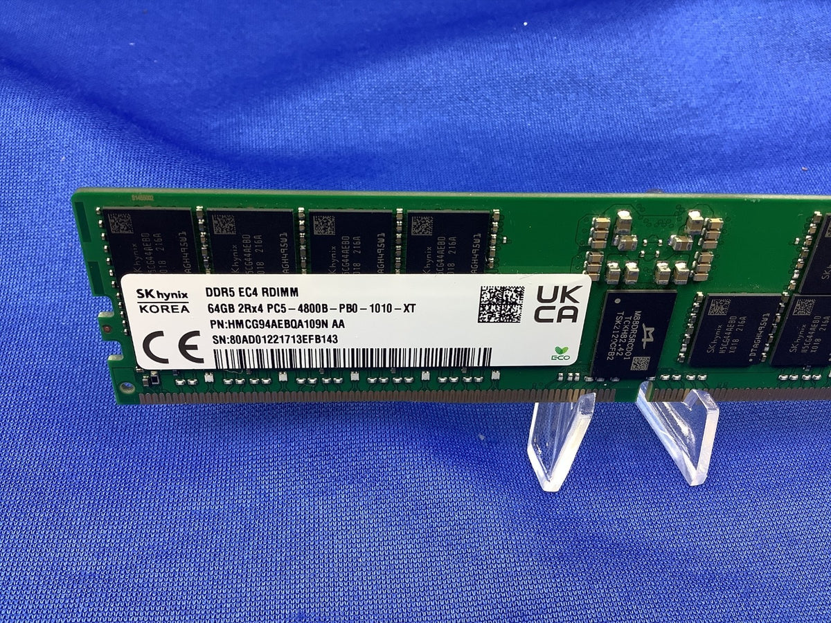 HMCG94AEBQA109N HYNIX 64G (1X64GB) 2RX4 PC5-4800B RDIMM MEMORY