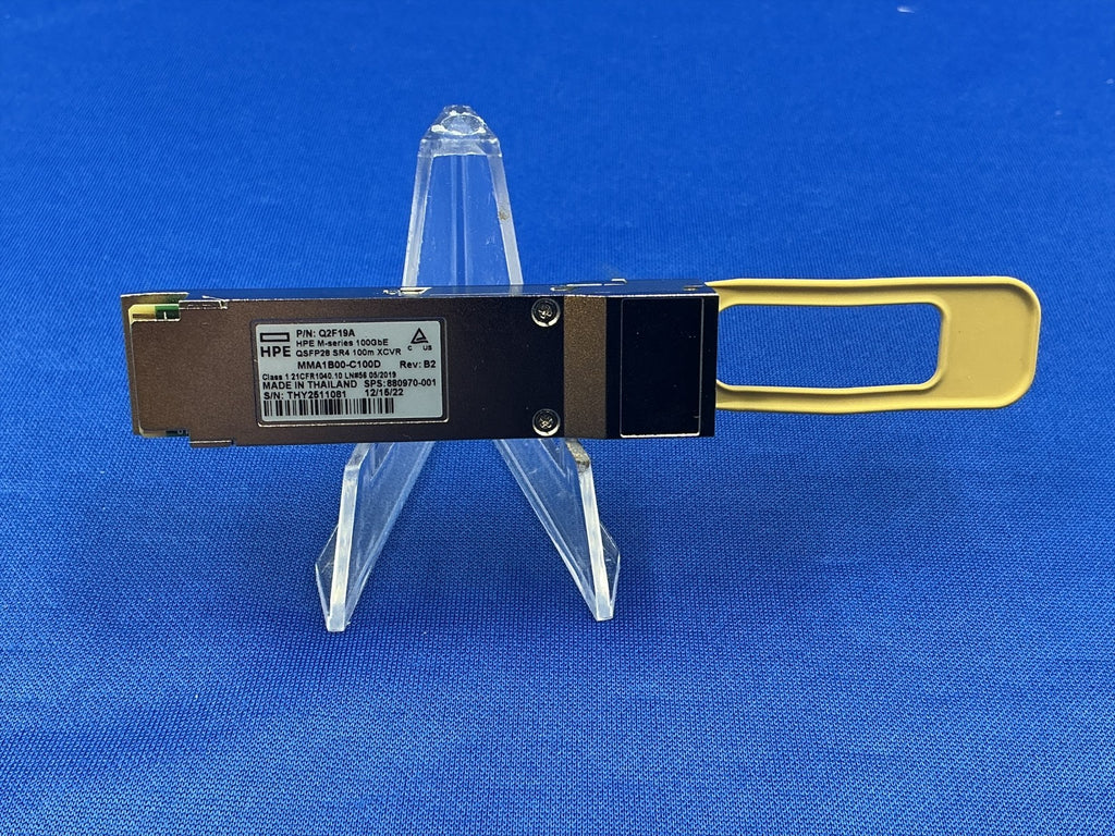 Q2F19A HPE 100Gbe QSFP28 SR4 100m Transceiver MMA1B00-C100D