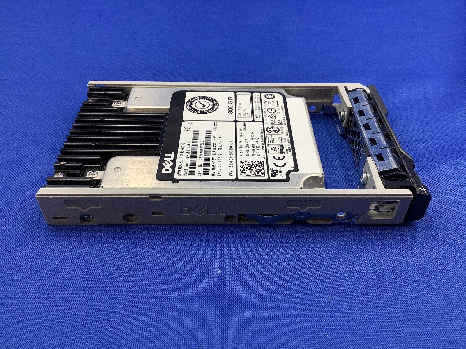 RVCY3 Dell 800GB 12Gb/s SAS 2.5in WI MLC SSD SDFAF01DAA01 0RVCY3