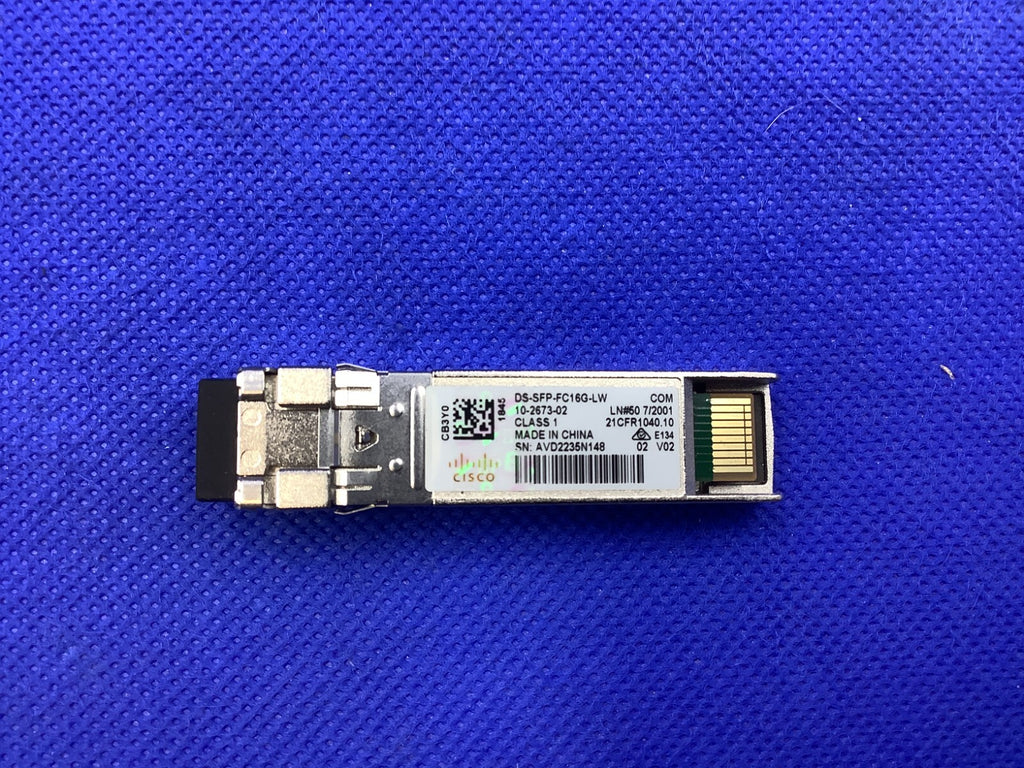 DS-SFP-FC16G-LW CISCO 16Gbps Fibre Channel LW SFP+ LC Transceiver 10-2673-02