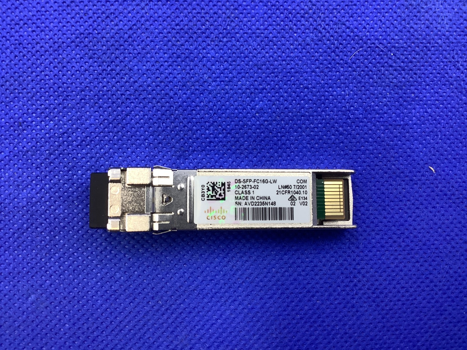 DS-SFP-FC16G-LW CISCO 16Gbps Fibre Channel LW SFP+ LC Transceiver 10-2673-02