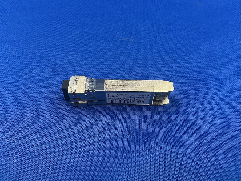R8F87A HPE 64GB SFP56 SHORT WAVE 100M 1-PACK TRANSCEIVER P45196-001