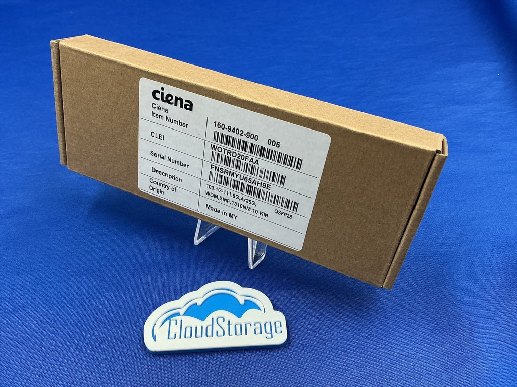 160-9402-900 CIENA QSFP28 103.1G-111.8G 4X25G, WDM SMF 1310NM 10 KM Transceiver