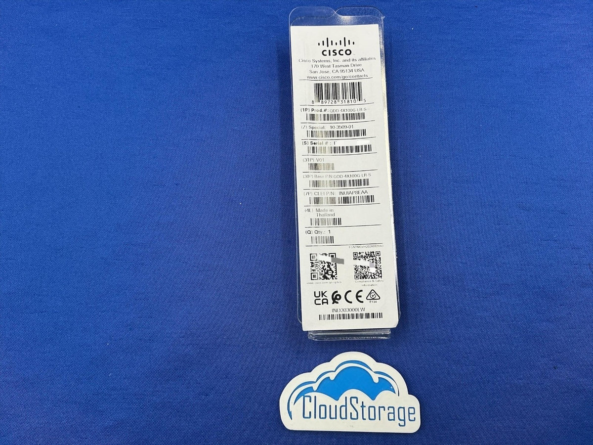 Cisco QDD-4X100G-LR-S 400G QSFP-DD 4x100GBASE-LR1 10km MPO-12 Transceiver