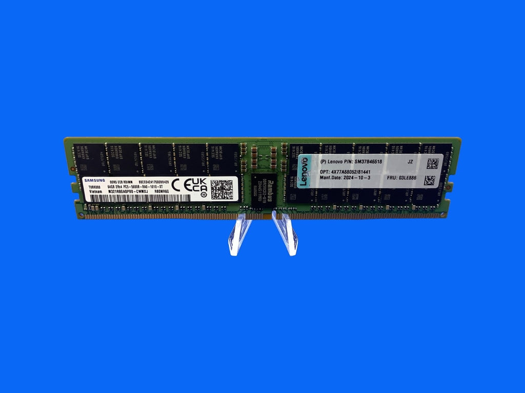 Lenovo 03LE886 64GB DDR5-5600 PC5-44800 2Rx4 ECC RDIMM Server Memory