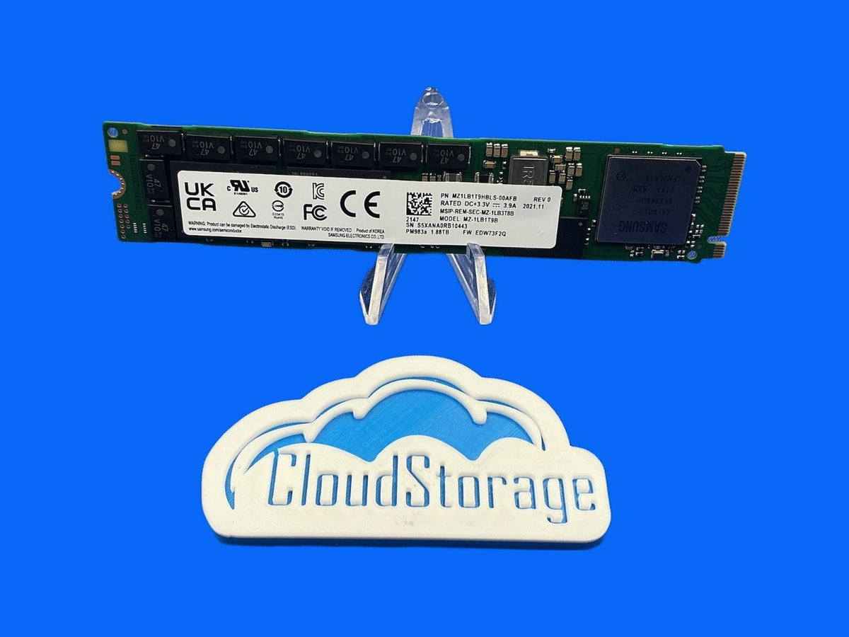 MZ-1LB1T9B Samsung PM983a 1.92TB NVMe PCIe M.2 22110 1.88TB MZ1LB1T9HBLS-00AFB