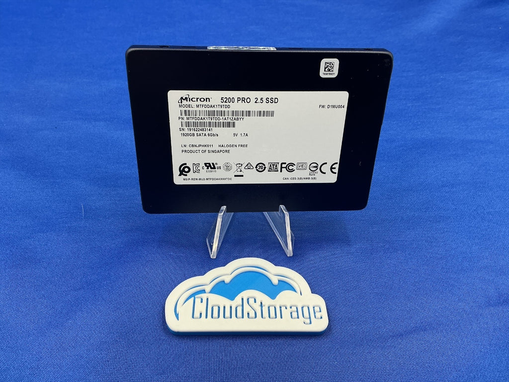 MTFDDAK1T9TDD Micron 5200 PRO 1.92TB SATA 6Gb/s 2.5" Internal SSD