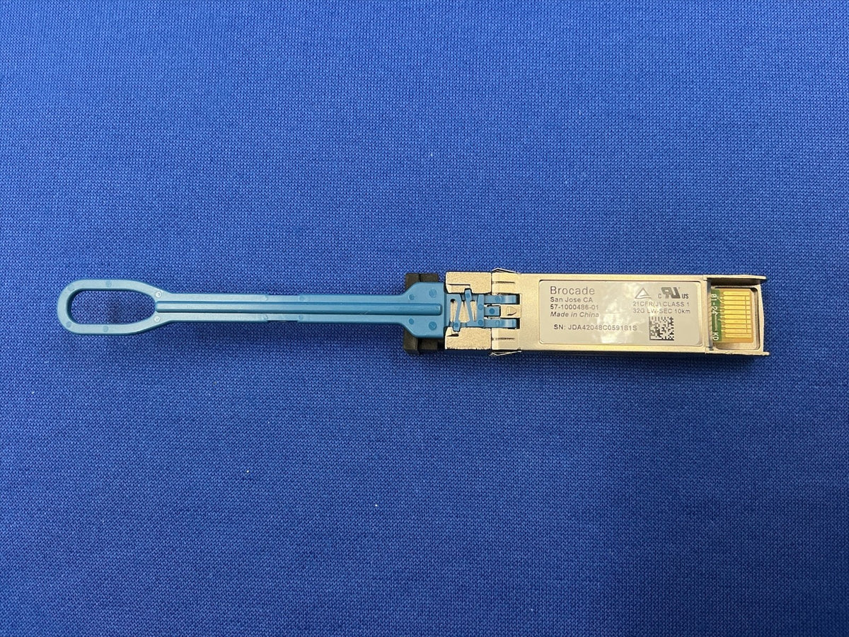 57-1000486-01 Brocade 32G 1310nm 10km FC LWL SFP28 SMF Optical Transceiver