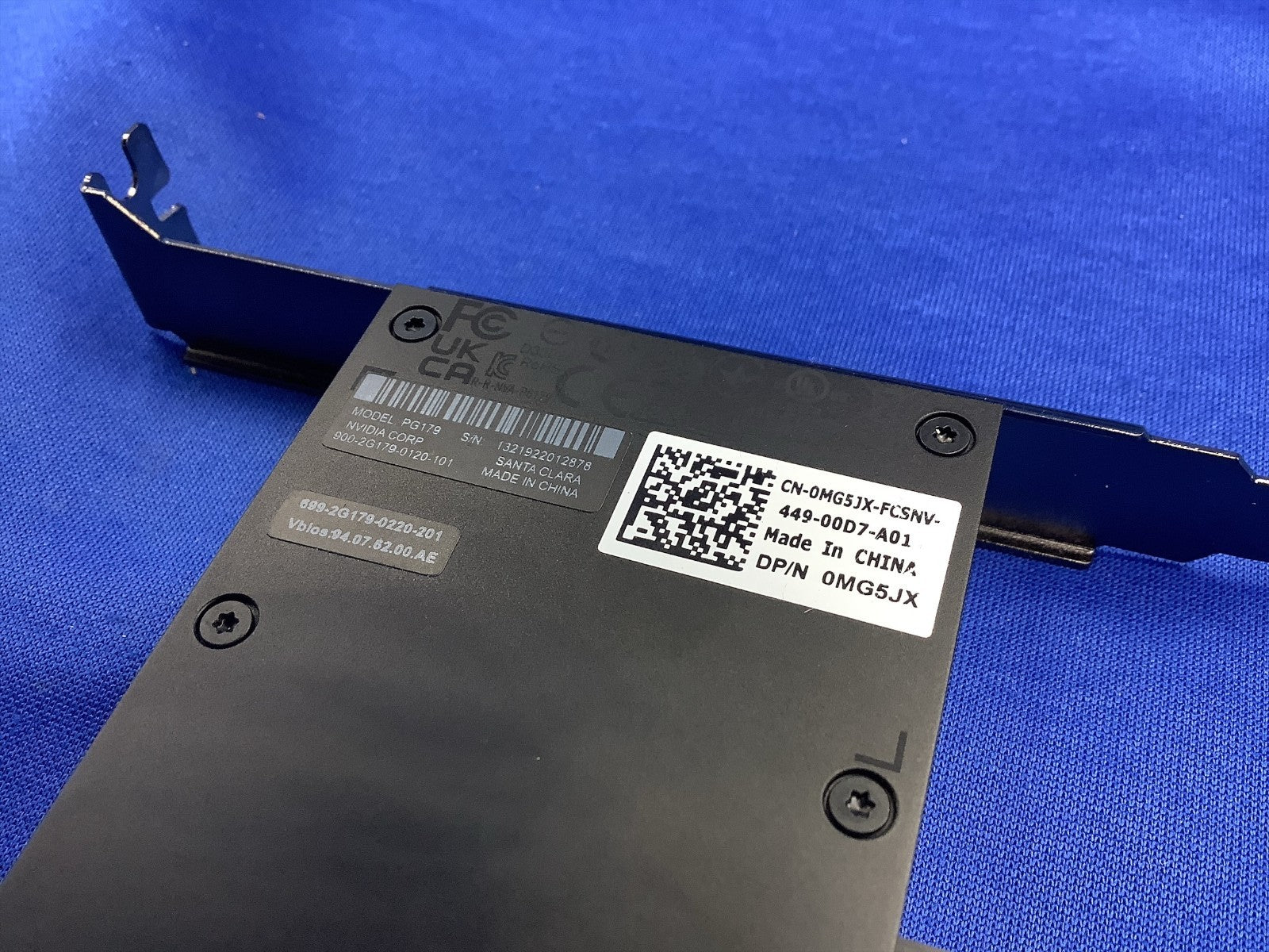 NVIDIA TESLA A2 16GB GDDR6 PCIe 4.0 x8 Graphics Card Dell  0MG5JX  MG5JX