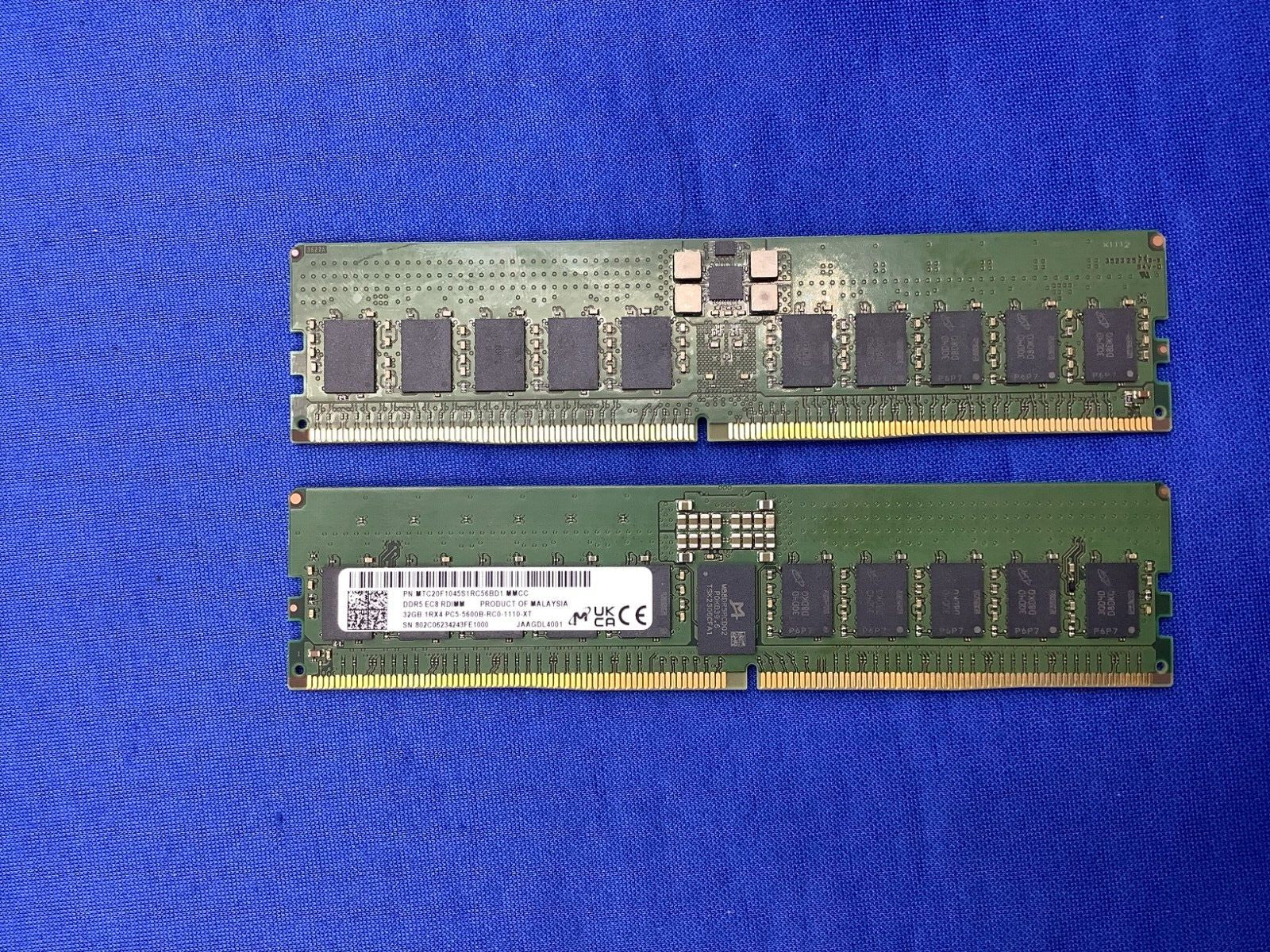 MTC20F1045S1RC56BD1 MICRON 32GB (1x32GB) 1Rx4 PC5-5600B MEMORY