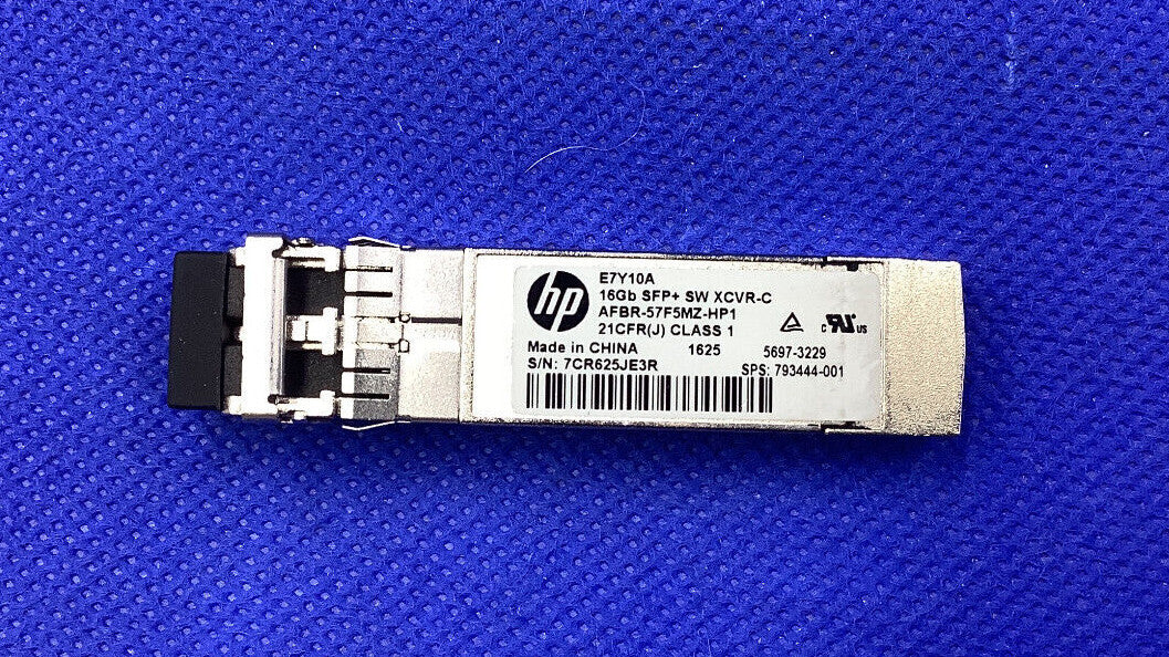 E7Y10A HP 16Gb SFP+ short wave SFP+ SW XCVR-C transceiver 793444-001 680540-001
