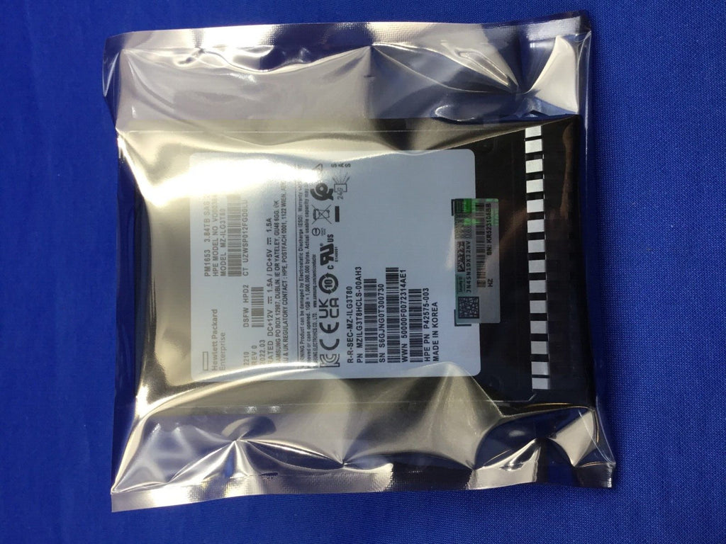 P49036-B21 HPE 3.84TB SAS 24G READ INTENSIVE SFF SC PM1653  SSD P49728-001