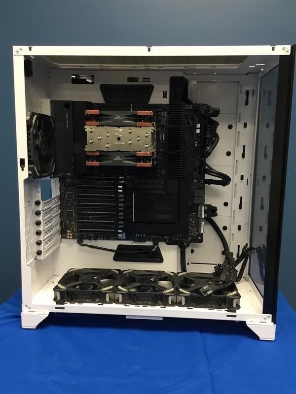Vector Workstation w/ MOBO, PSU, Fans, Heatsink. NO RAM, CPU, HDD, GPU