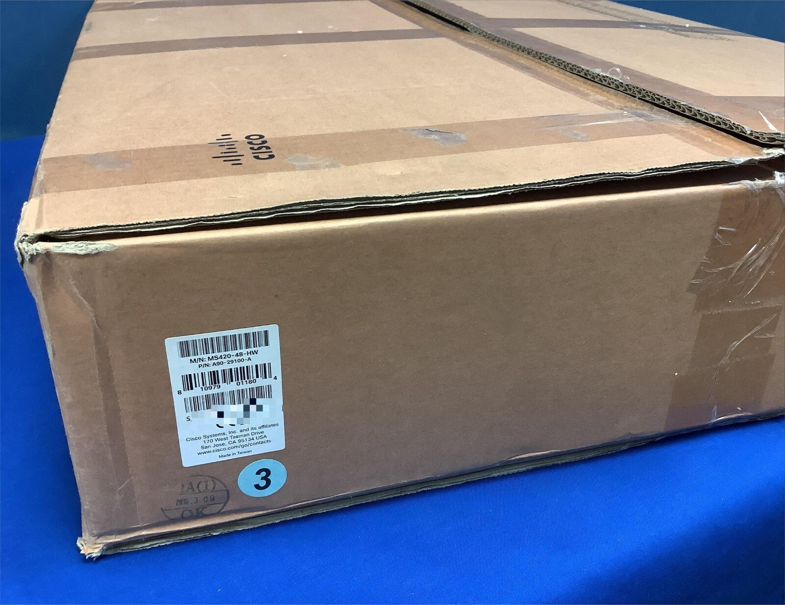 Cisco MERAKI MS420-48-HW Cloud Managed 48 Port SFP+ Aggregation Switch UNCLAIMED