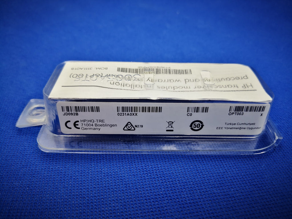 NEW JD092B HP X130 10GBASE SR SFP+ TRANSCEIVER JD092-61201 0231A0LG 0231A0XX