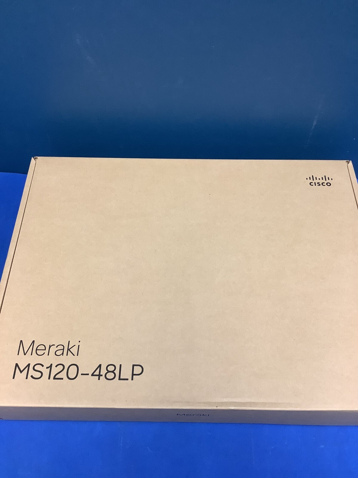UNCLAIMED CISCO Meraki MS120-48LP-HW  1G L2 Cld Managed 48x GigE 370W PoE Switch