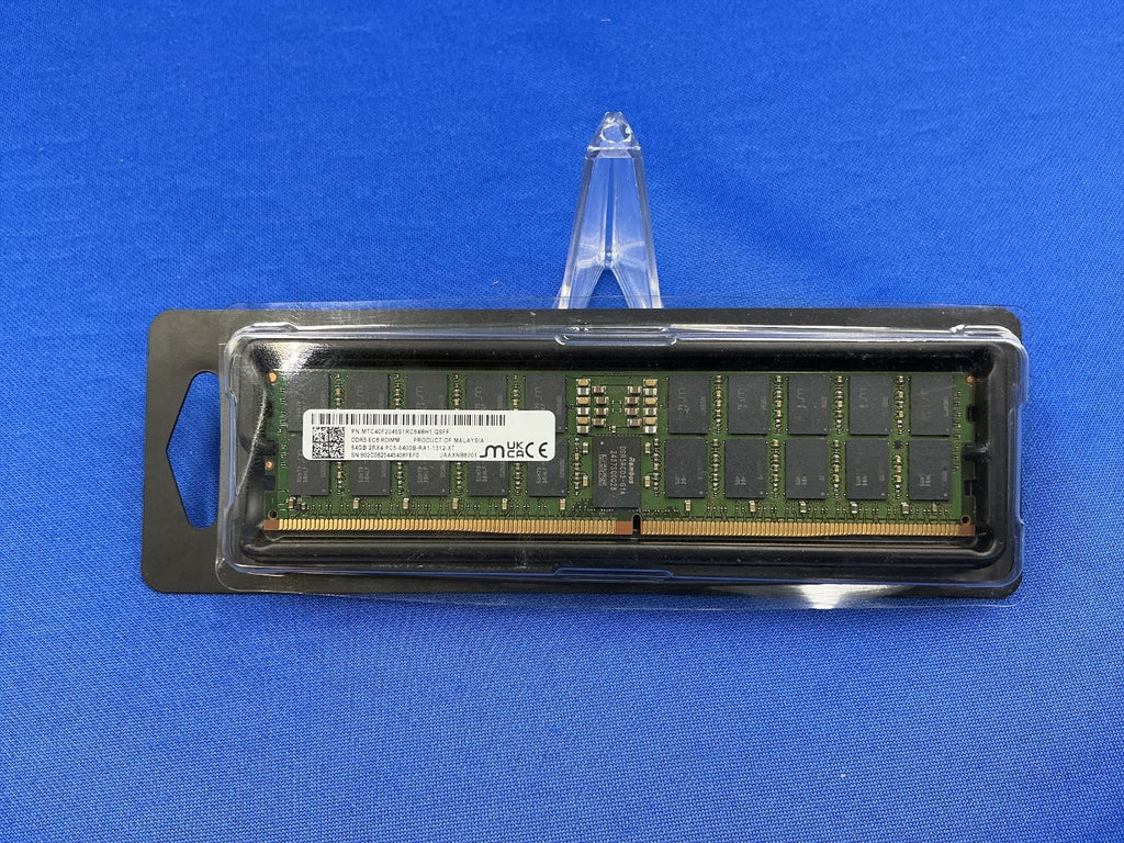 MTC40F2046S1RC64BH1 MICRON 64GB (1X64GB) 2RX4 PC5-6400B RDIMM MEMORY