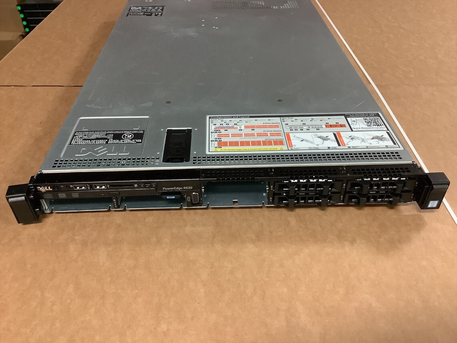 DELL PowerEdge R630 8bay MOBO 02C2CP, Daughter card 068M95, 2pcs X520-DA2, PCIE