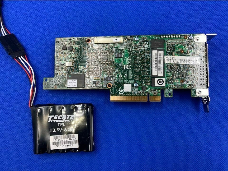 SAS9266-8I LSI MegaRAID SAS 8-Port 6Gb/s 1GB SATA/SAS RAID Controller LSI00295