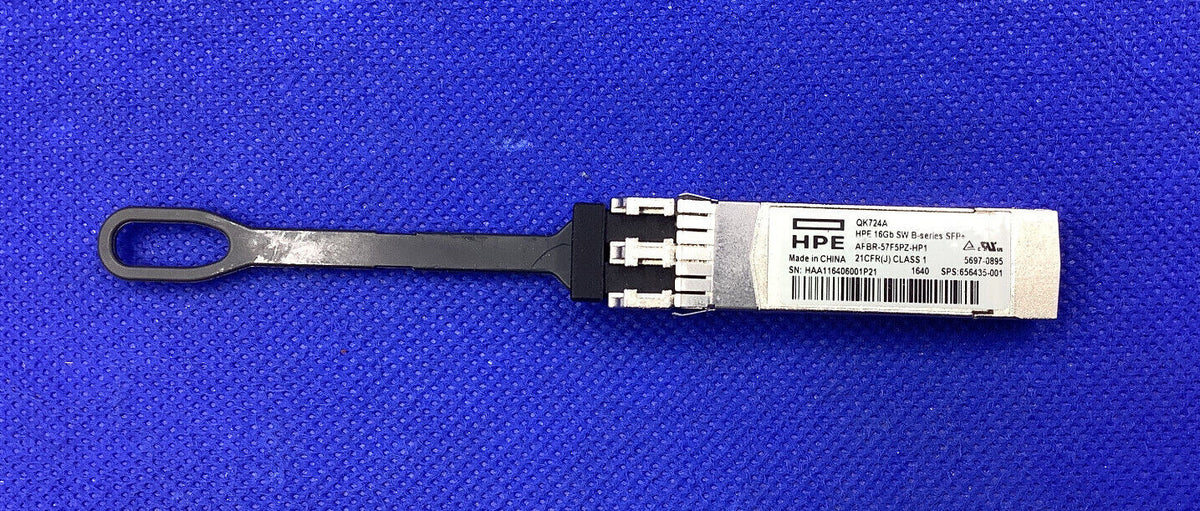 QK724A GENUINE HP 16GB SFP+ TRANSCEIVER 656435-001 QK724-63001