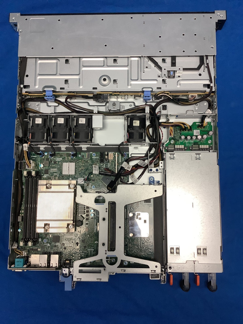 Dell PowerEdge R340 chassis with fans, cables and heatsink No RAM, HDD, CPU, GPU