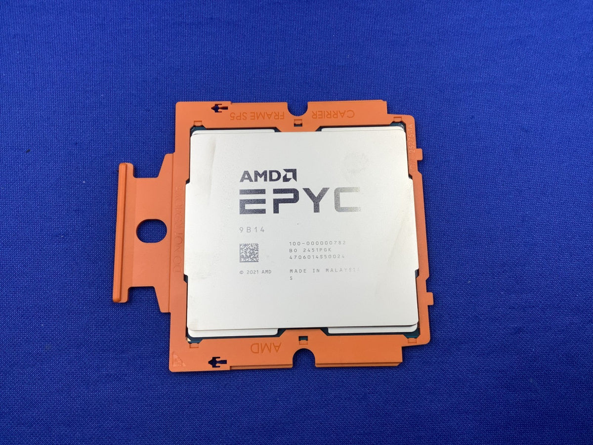 AMD EPYC 9B14 2.60GHz 96-Core 384MB 400W Socket SP5 CPU Processor  100-000000782