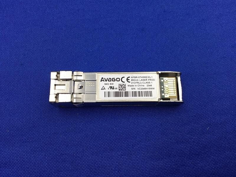 AFBR-57H5MZ-EL1  AVAGO 64GFC SFP56 for Multi-Mode Optical Fiber Digital Diagnost