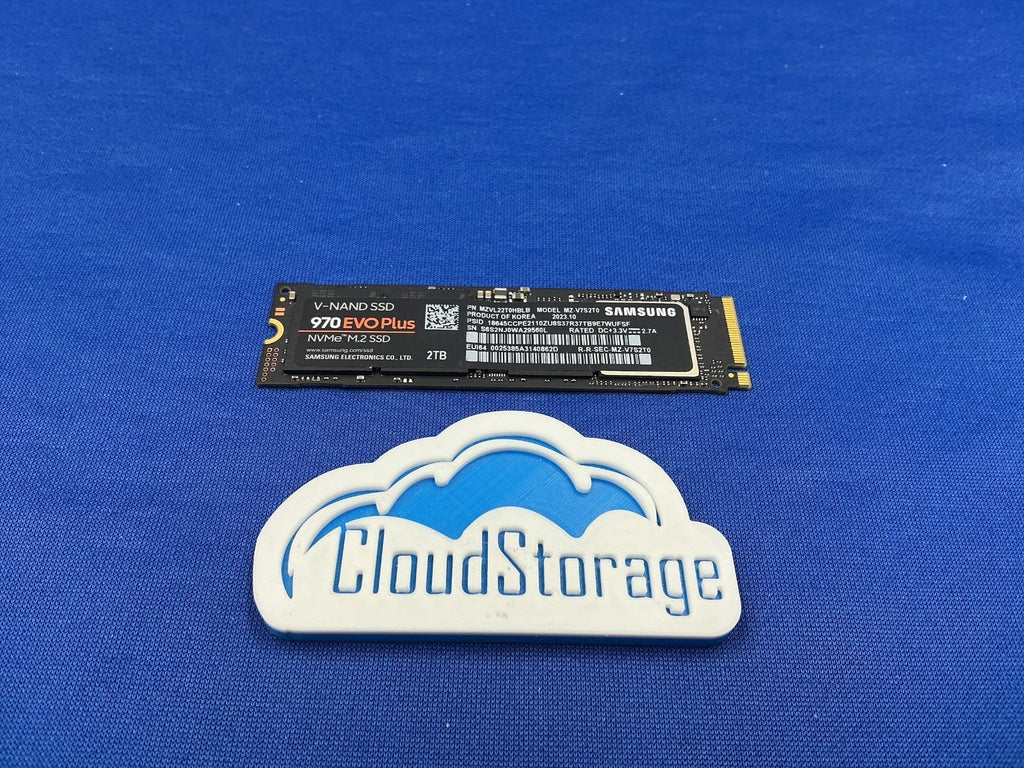 MZ-V7S2T0 Samsung 970 EVO Plus 2TB PCIe NVMe M.2 Internal SSD New pull