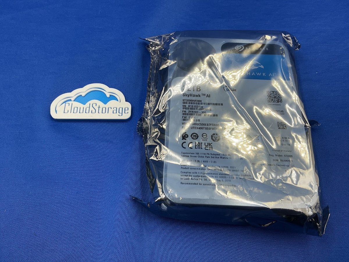 ST32000VE000 Seagate SkyHawk AI 32TB SATA 6G 7200RPM 3.5" Surveillance HDD