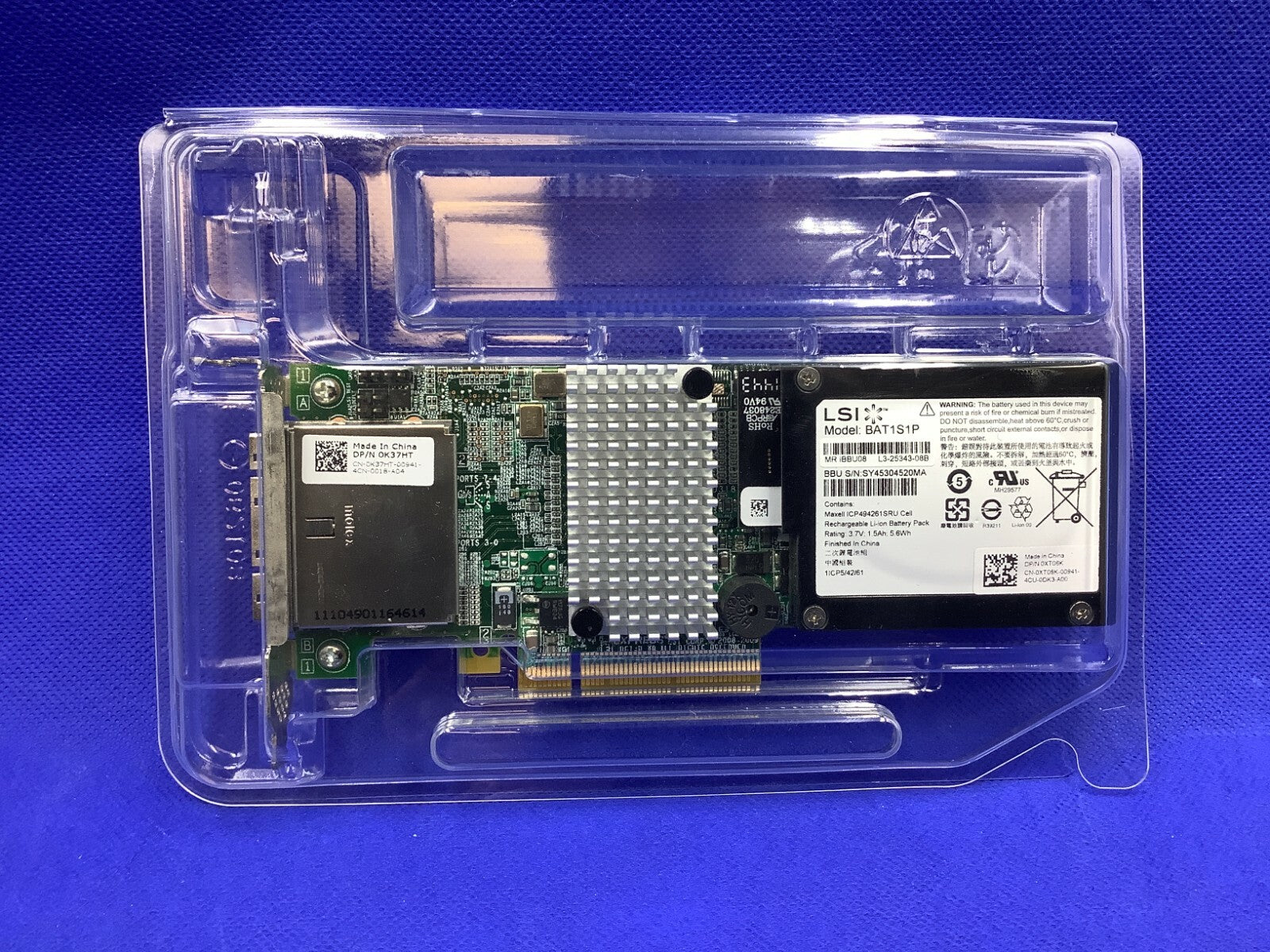 DELL K37HT SAS9280-8e LSI 8-Port 6Gb/s PCI Express SATA /SAS RAID Controller