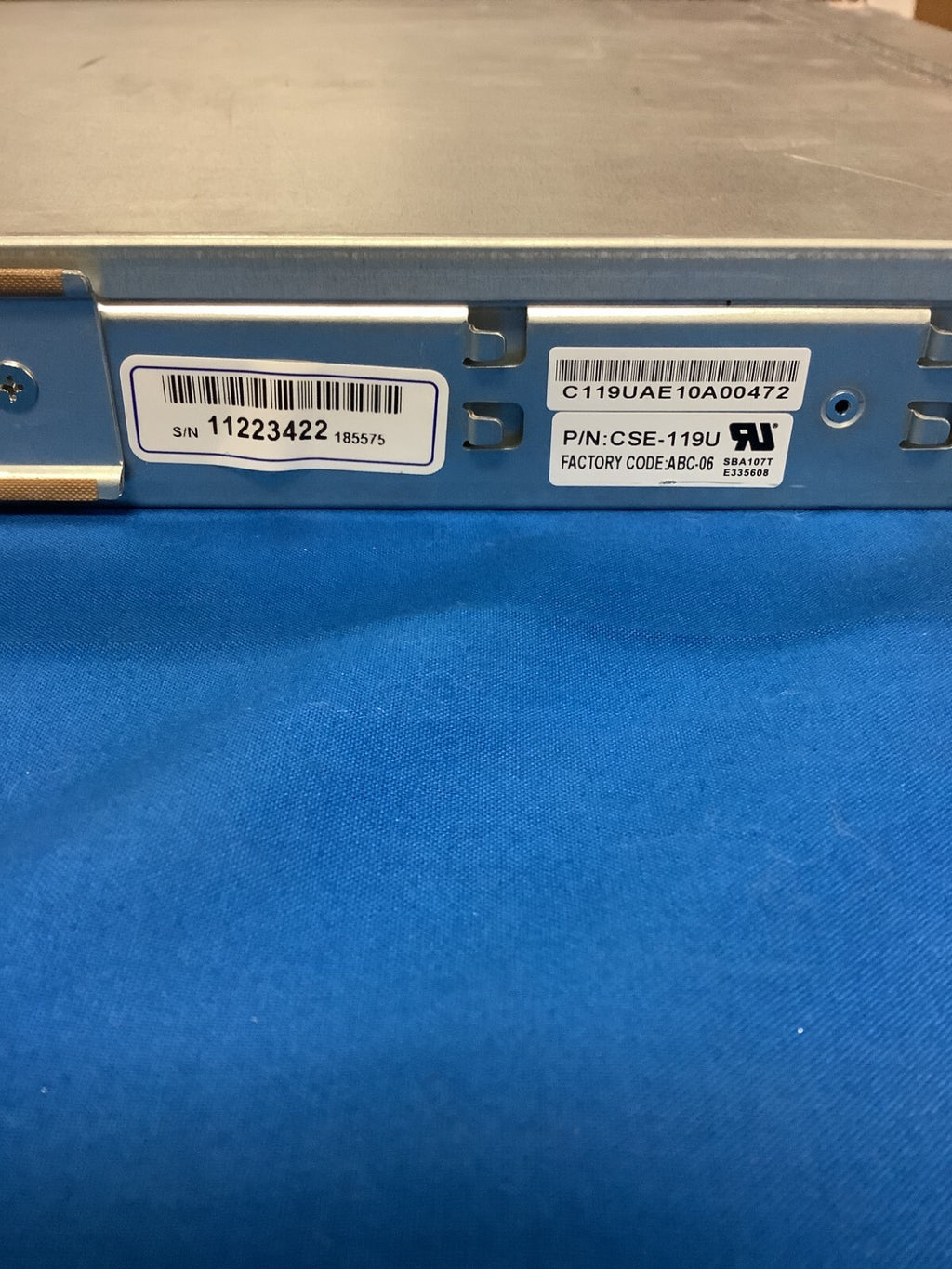 Supermicro SYS-1028U-TNRTP+ 750Wx2 PSU  64GB Internal SSD Fans and cables