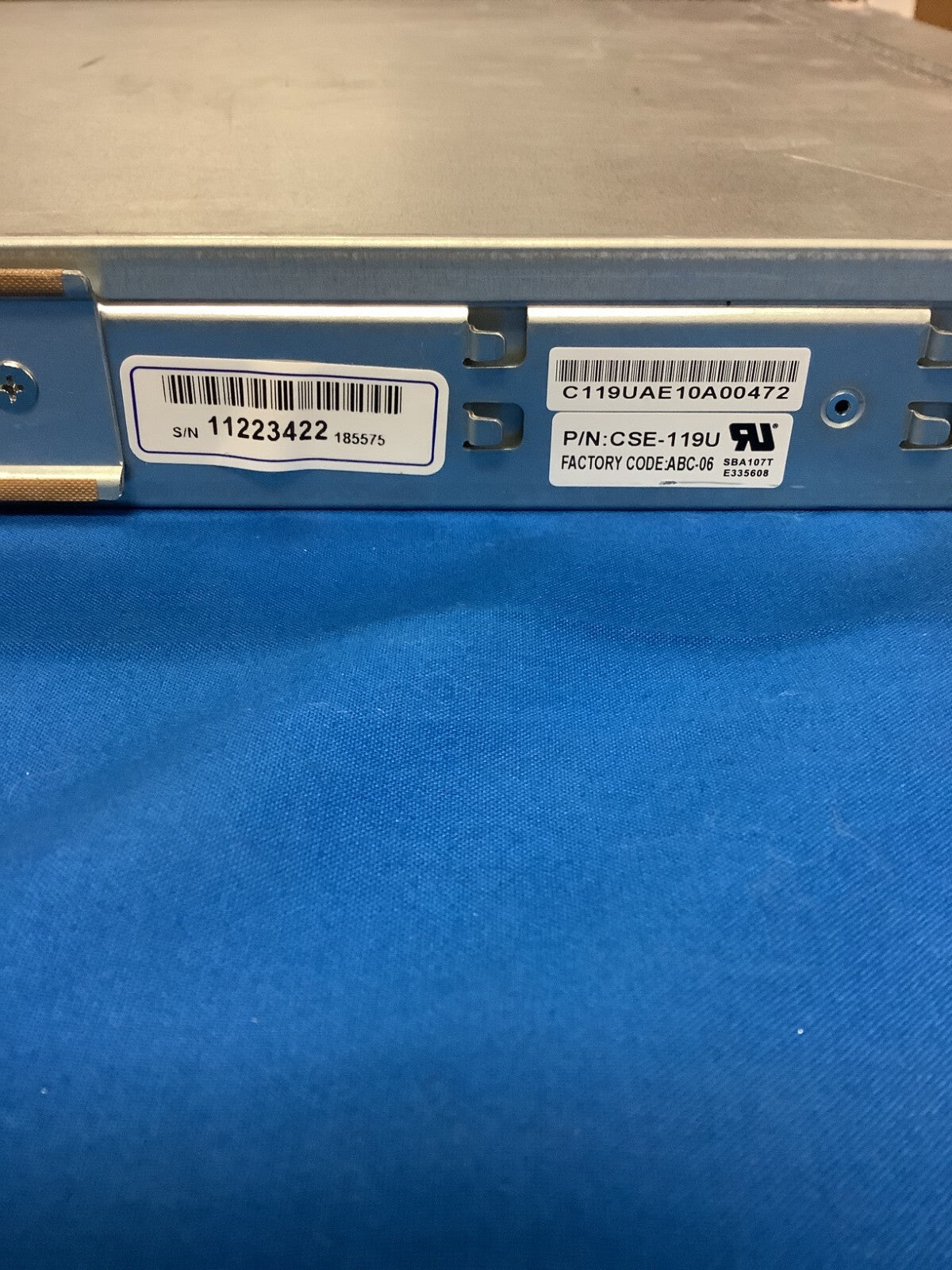 Supermicro SYS-1028U-TNRTP+ 750Wx2 PSU  64GB Internal SSD Fans and cables