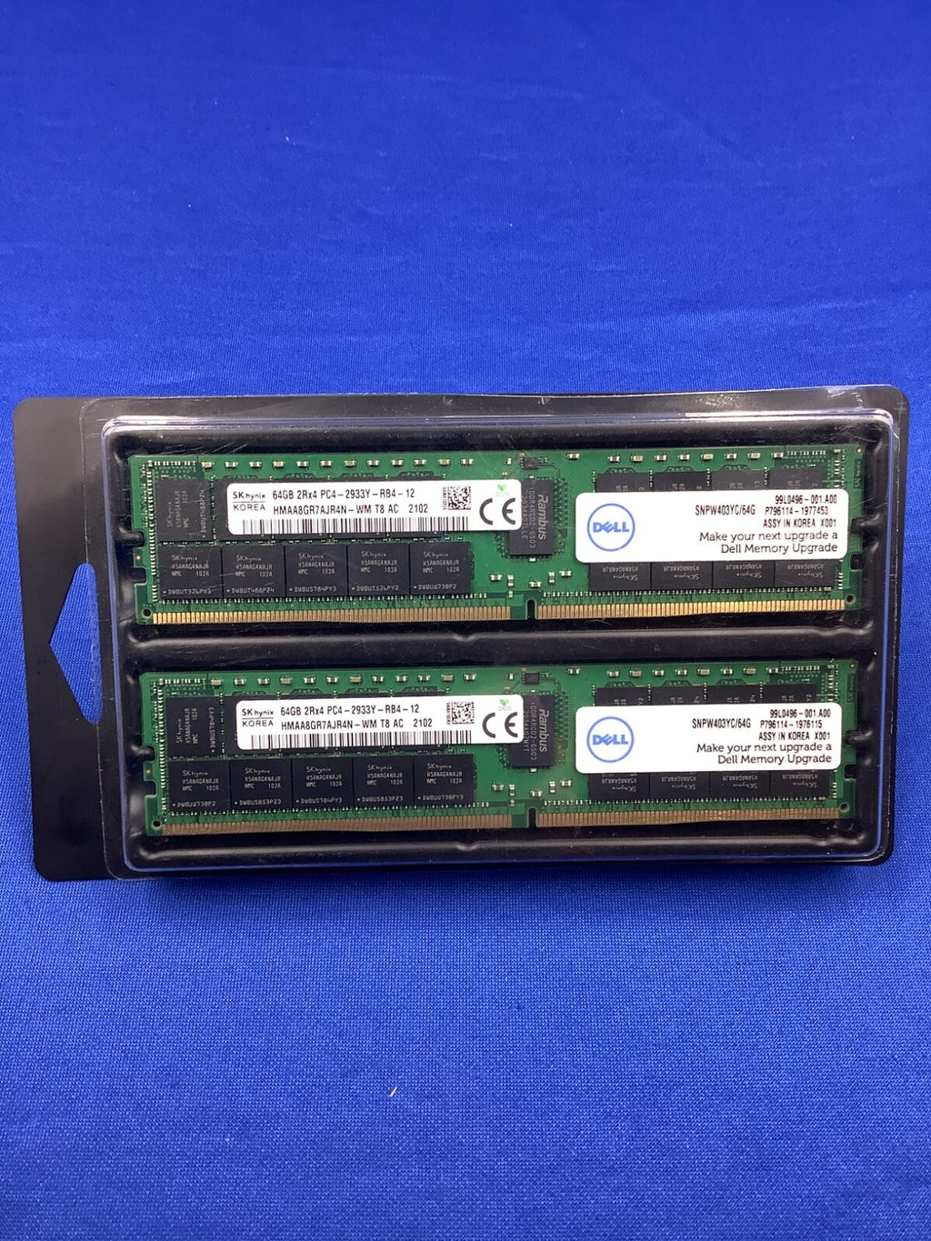 SNPW403YC/64G DELL 64GB (1X64GB) 2Rx4 PC4-2933Y-R ECC MEMORY