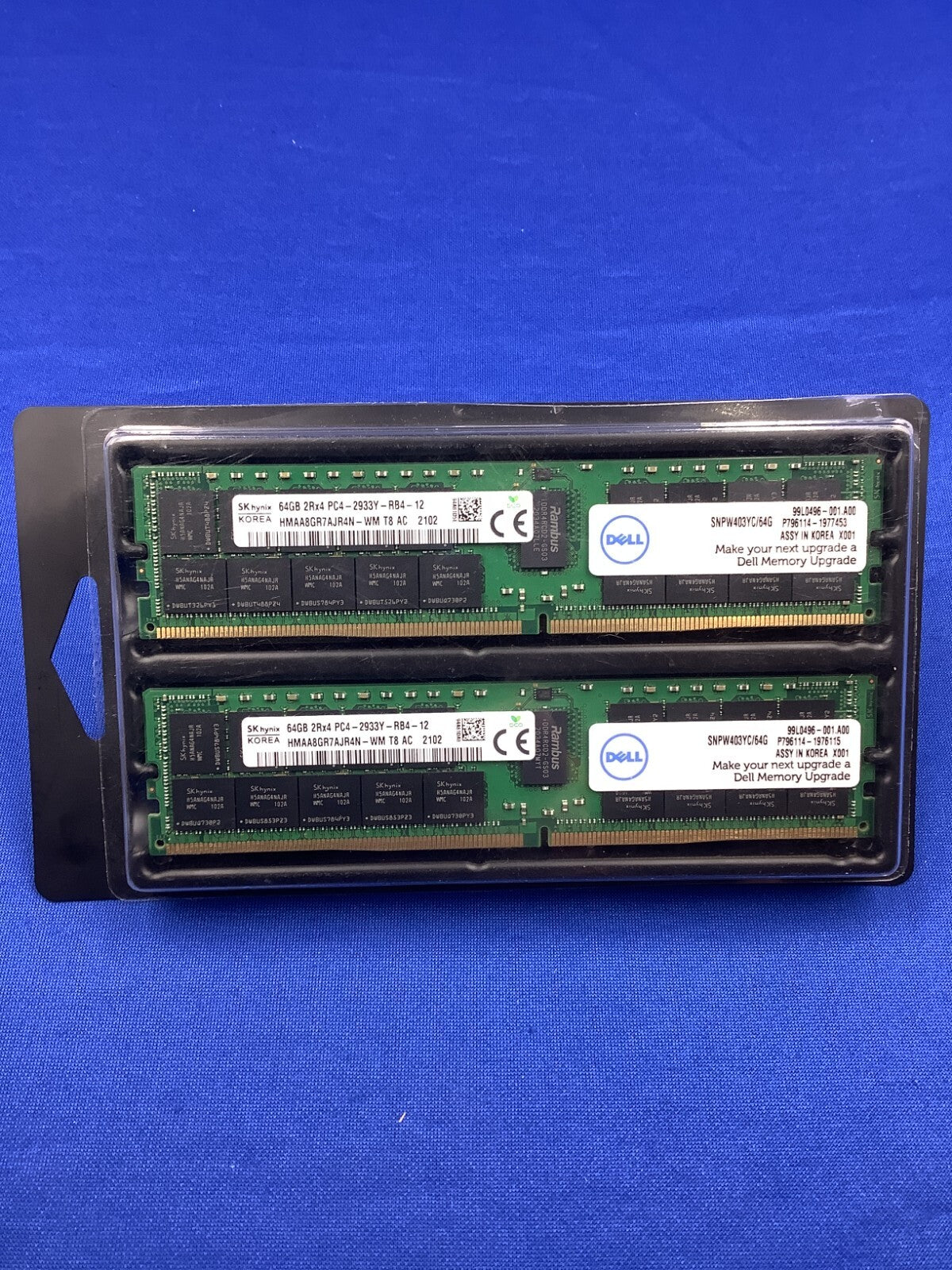 SNPW403YC/64G DELL 64GB (1X64GB) 2Rx4 PC4-2933Y-R ECC MEMORY