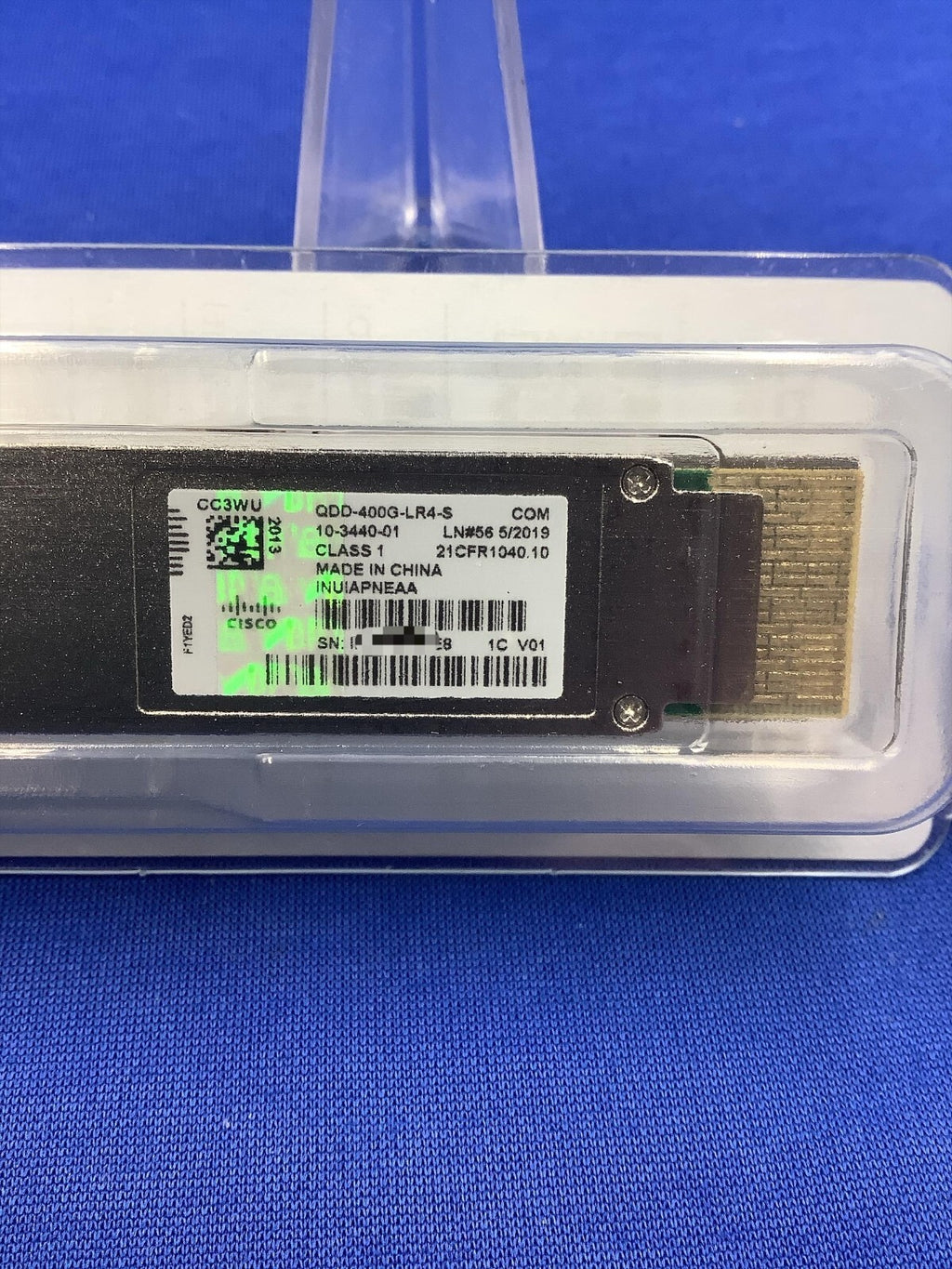 QDD-400G-LR4-S CISCO 400G QSFP-DD Transceiver, 400G-LR4, Duplex LC, 10km Duplex