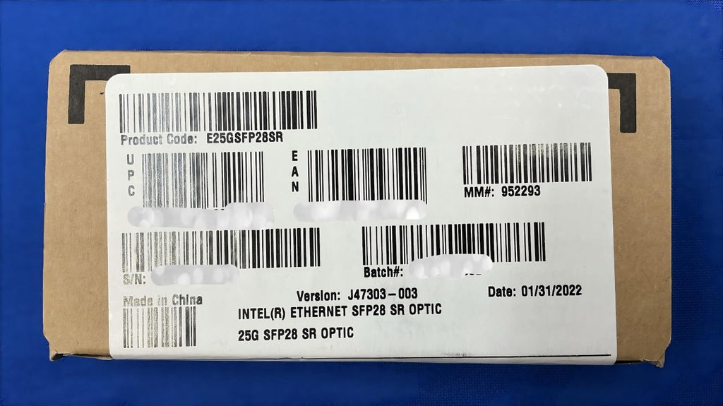 E25GSFP28SR Intel Ethernet SFP28 Optics Brand NEW