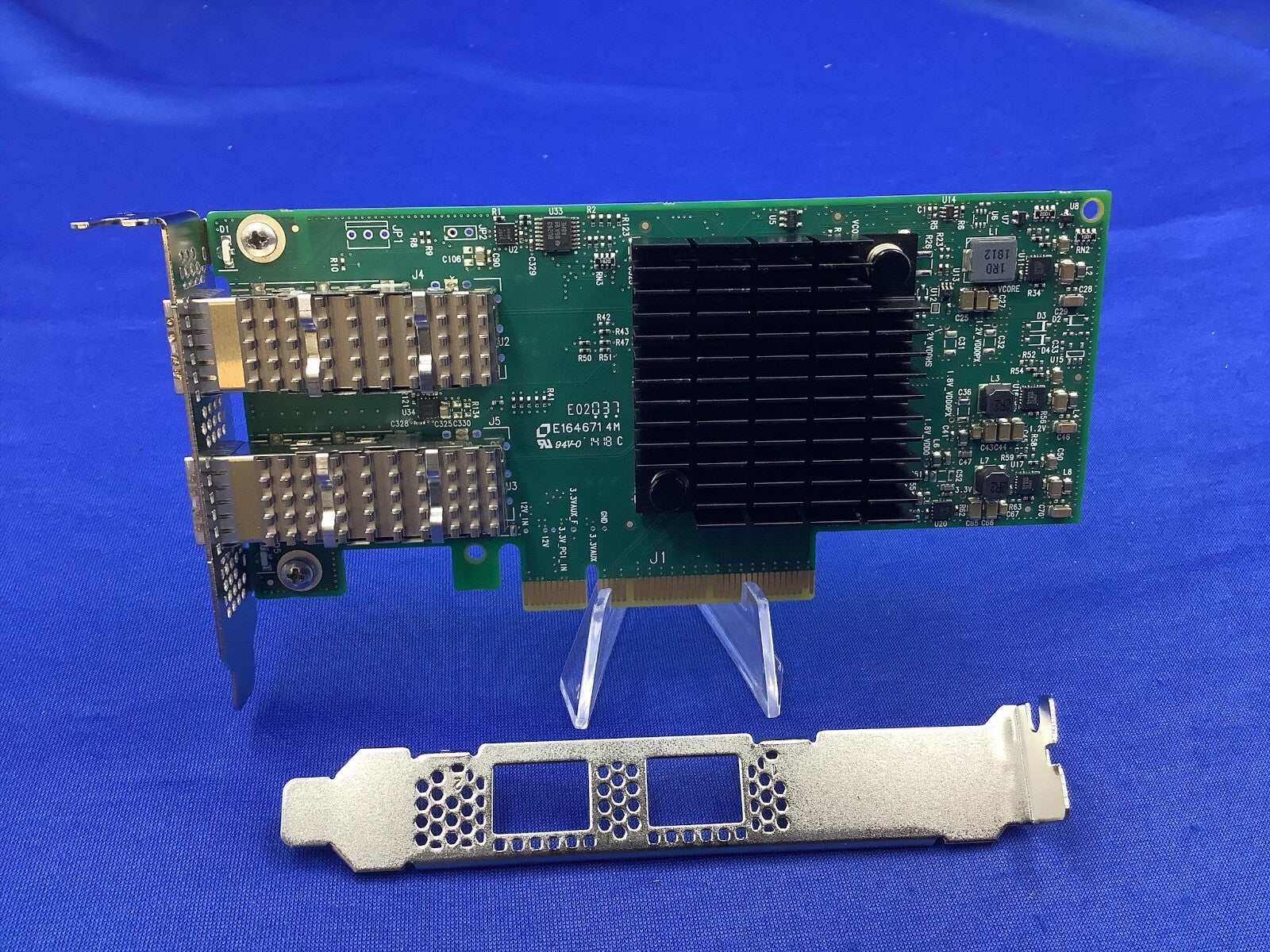 Both Brackets MCX4121A-ACAT Mellanox ConnectX4 Lx 2-Port SFP28 25GB PCIe Adapter