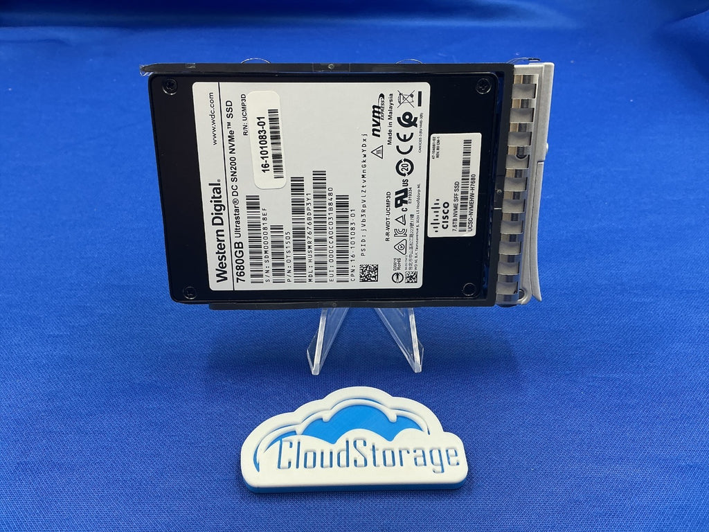 HUSMR7676BDP3Y1 CISCO Western Digital Ultrastar 7.68TB SN200 NVMe PCIe 2.5in SSD