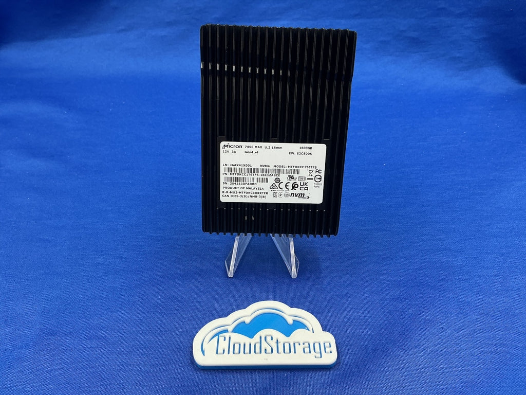 Micron 7450 MAX MTFDKCC1T6TFS 1.6TB U.3 PCIe 4.0 NVMe Enterprise SSD