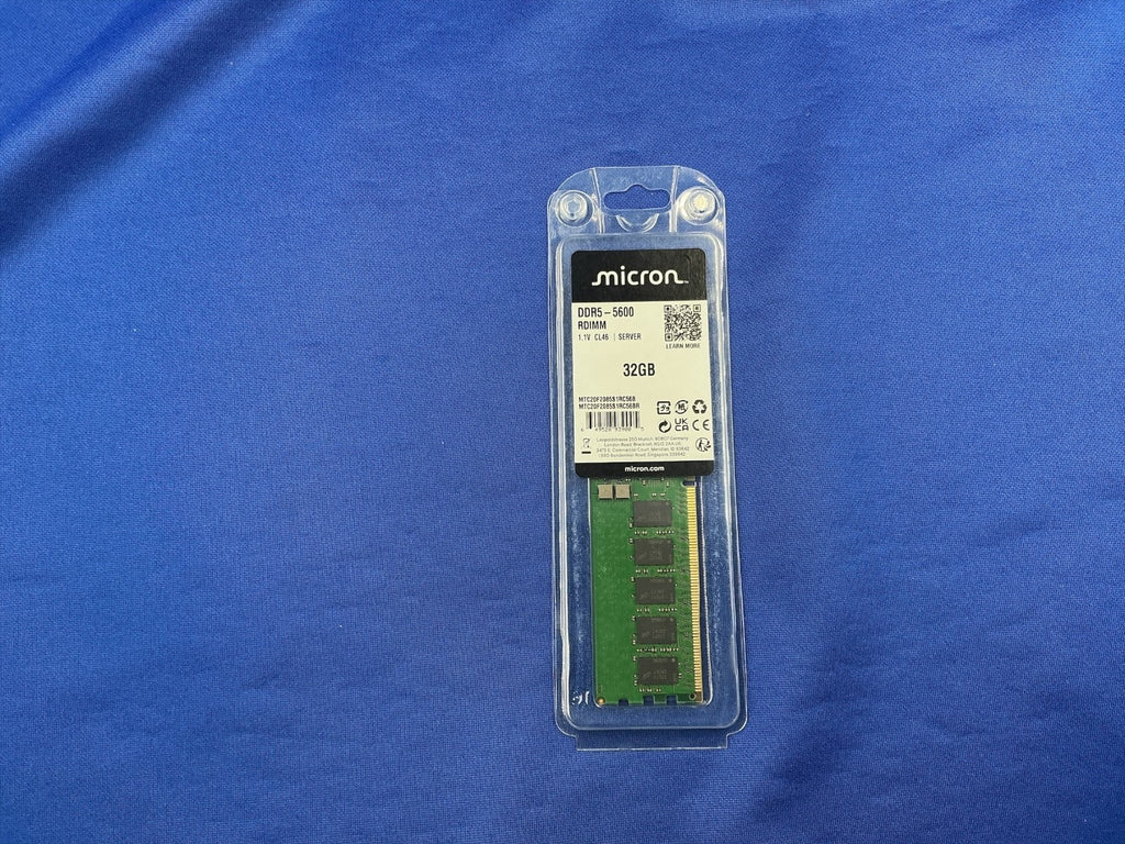 MTC20F2085S1RC56BD2 MICRON 32GB (1X32GB) 2RX8 PC5-5600B RDIMM MEMORY
