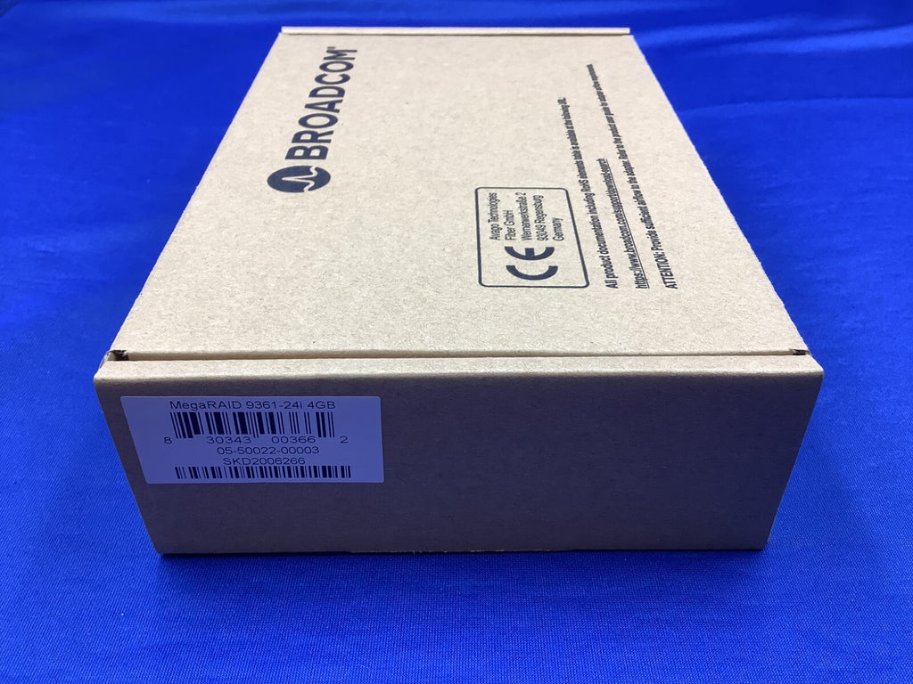 BROADCOM MegaRAID 9361-24i 4GB 24-PORT SAS/SATA 12Gbps PCIE 3.0 RAID CARD