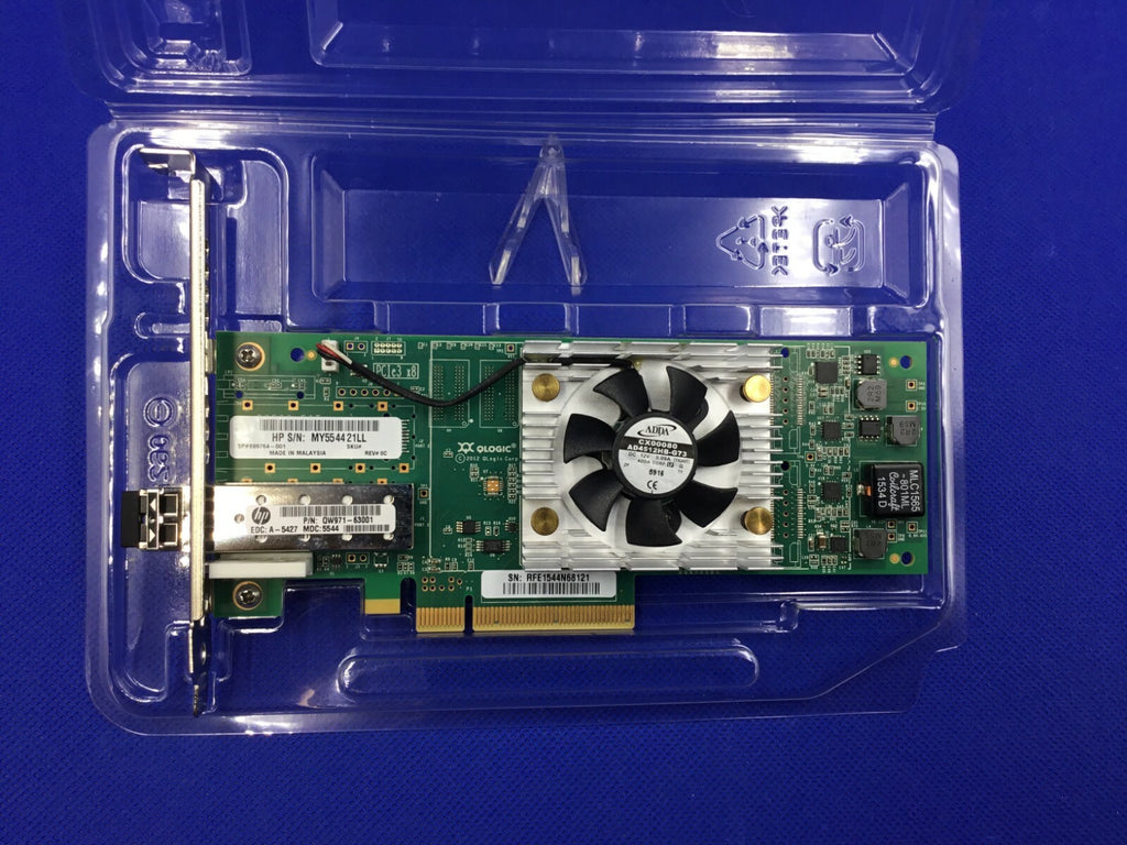 QW971A HP StoreFabric SN1000Q 16GB 1-port PCIe FC HBA 699764-001 QLE2660-HP