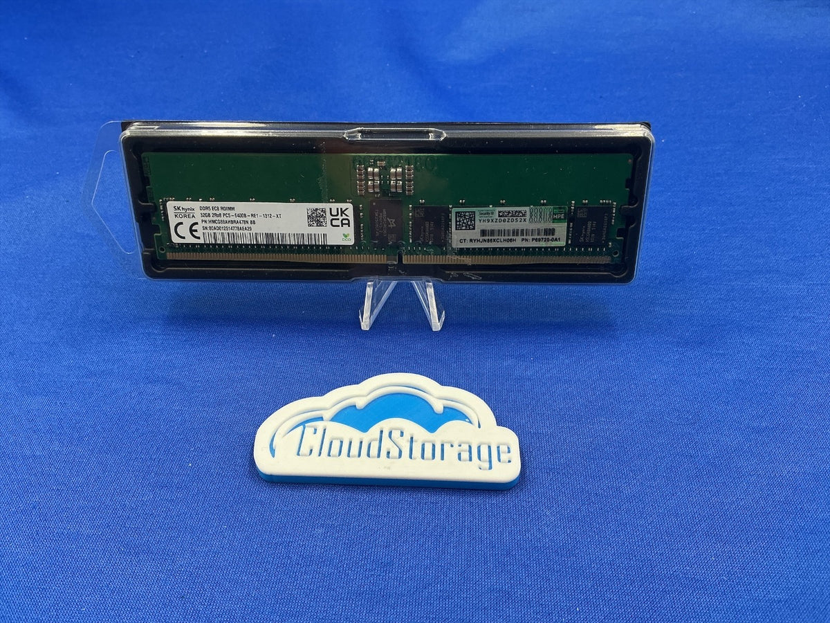 HPE P69727-B21 32GB DDR5-6400 2Rx8 ECC RDIMM P69720-0A1 P71255-001
