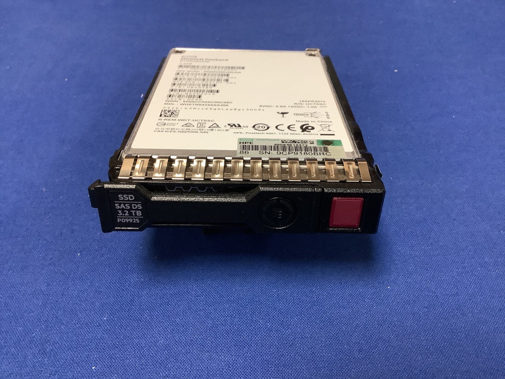 P09094-B21 HPE 3.2TB SAS 12G MIXED USE SFF SC  SSD P09925-001 MO003200JWUGA