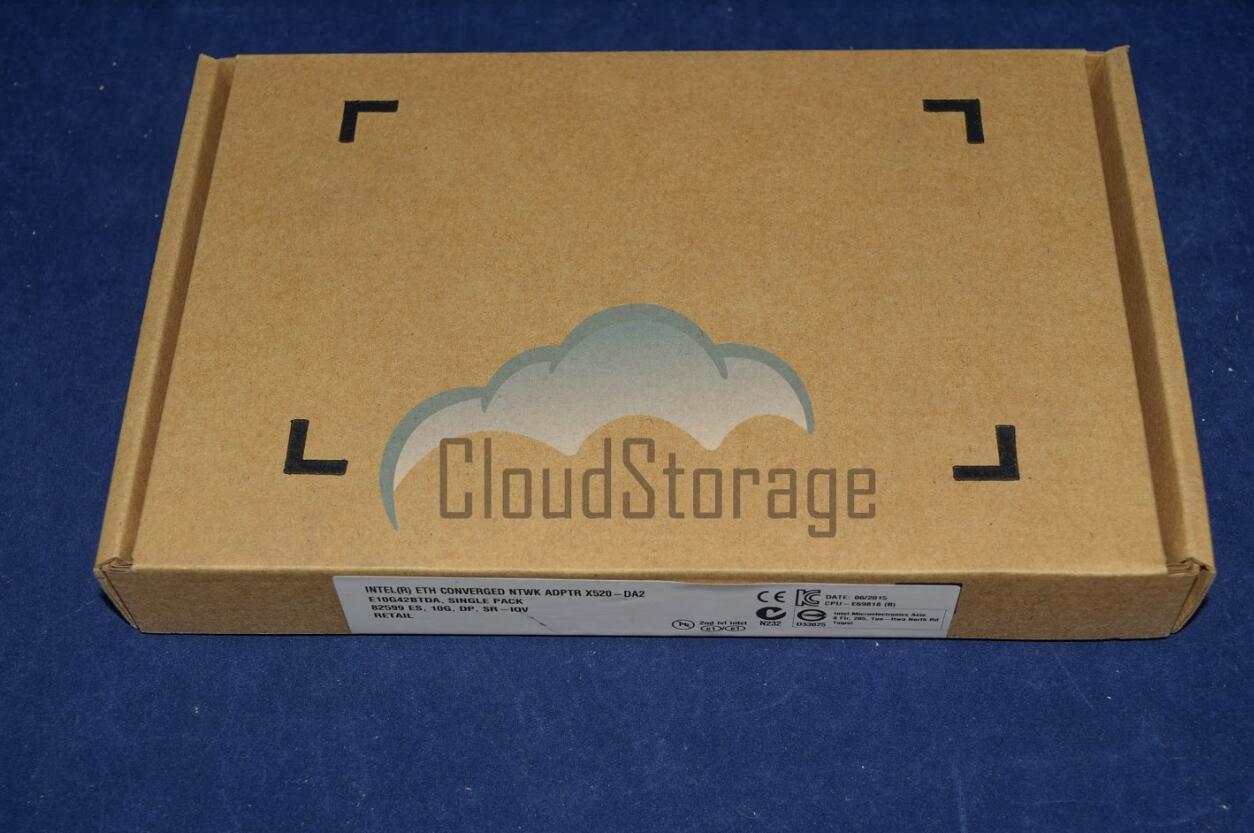 NEW F/S X520-DA2 E10G42BTDA GENUINE INTEL10gb Ethernet DP PCI-E Server Adapter