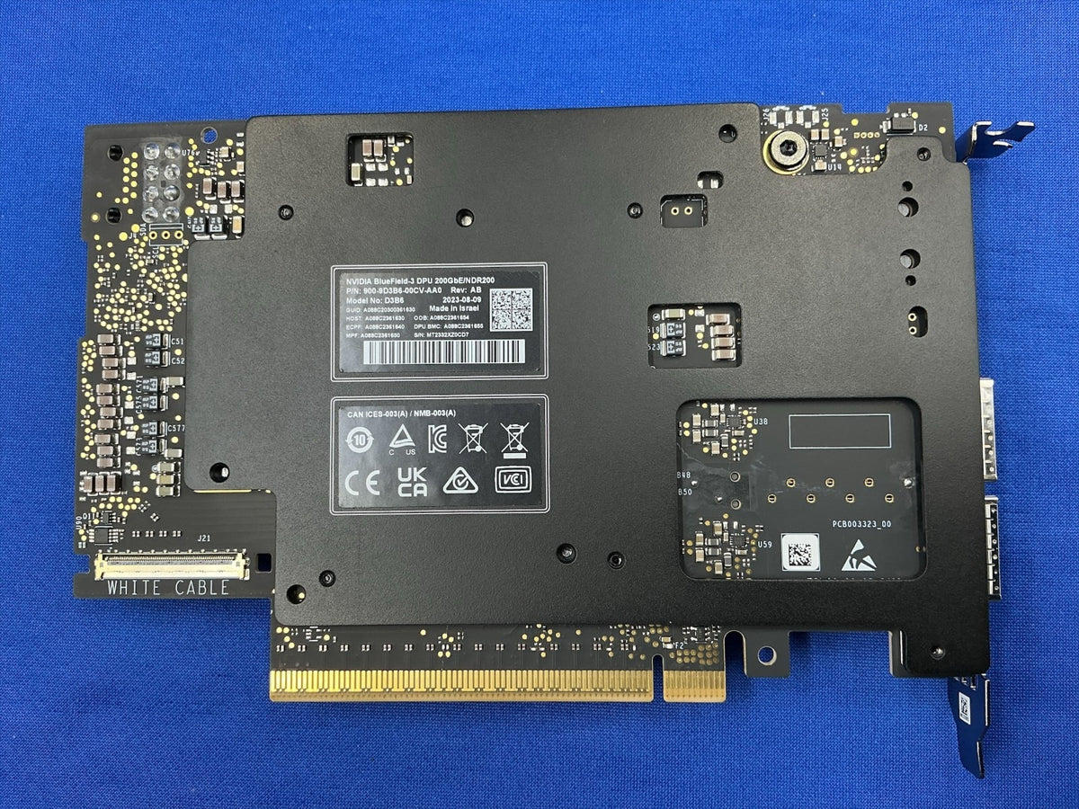 900-9D3B6-00CV-AA0 Nvidia BlueField-3 B3220 DPU 200GbE 2-Ports Network Adapter