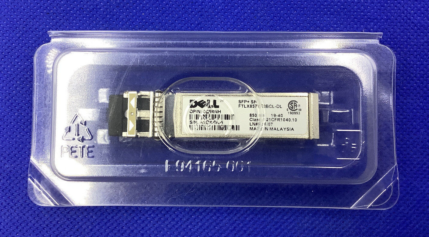 C5RNH DELL 0C5RNH 10GBASE-SR 850nm SFP + SR TRANSCEIVER FTLX8574D3BCL-DL