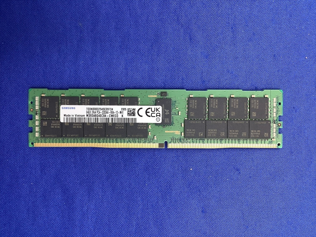 M393A8G40CB4-CWE SAMSUNG 64GB (1X64GB) 2RX4 PC4-3200AA MEMORY
