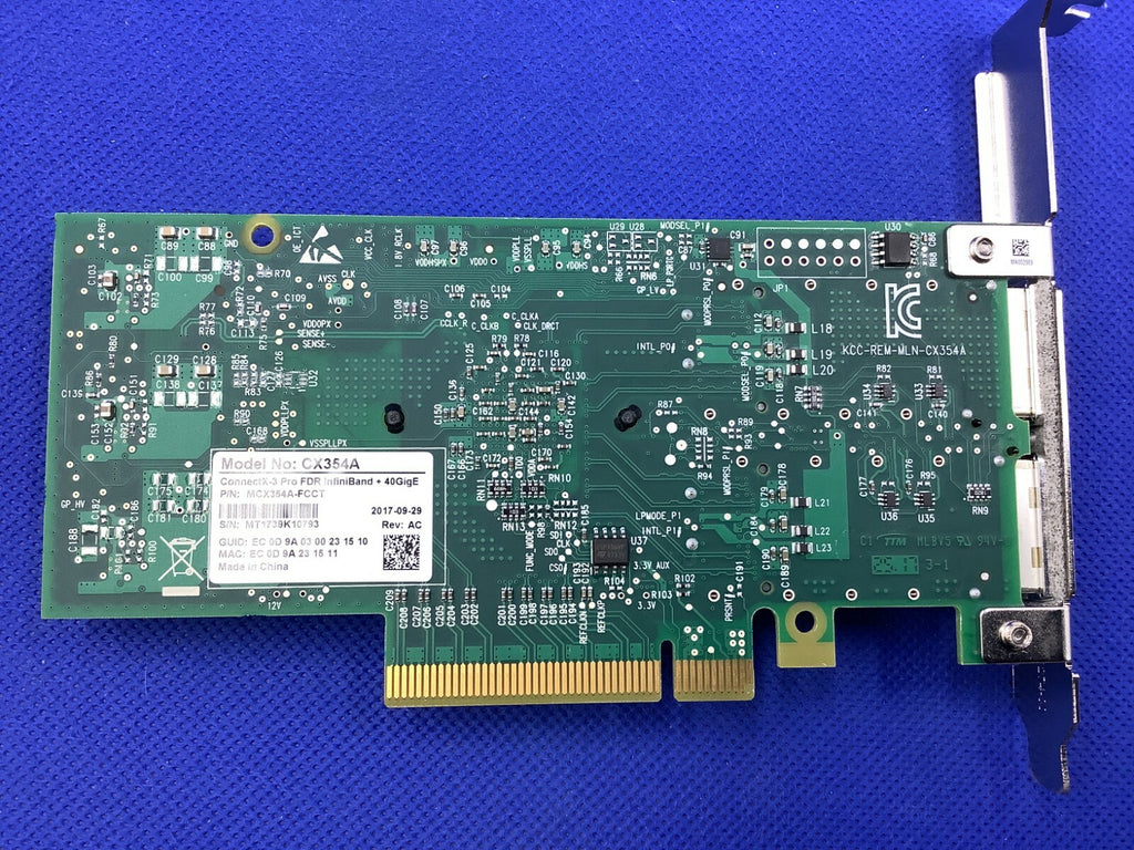 MCX354A-FCCT Mellanox ConnectX-3 Pro 40Gigabit PCI Exp8 Ethernet Card MCX354A
